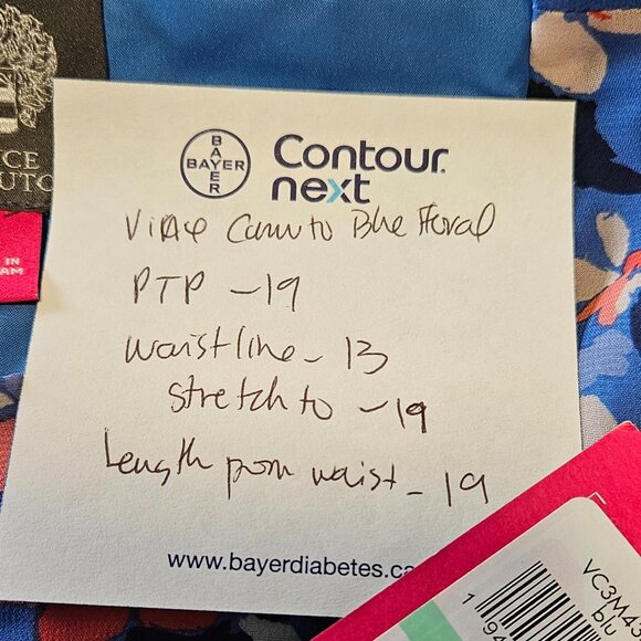 NWT Vince Camuto Dress Blue Floral Size 8 - Picture 14 of 14